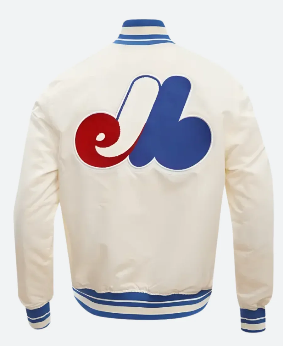 Montreal Expos Retro Varsity Jacket back image