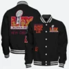 New Orleans Super Bowl LIX Varsity Jacket Front & Bacck Image