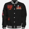 New Orleans Super Bowl LIX Varsity Jacket Front Image