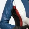 Overwatch Soldier 76 John Jack Morrison Leather Jacket Side Image