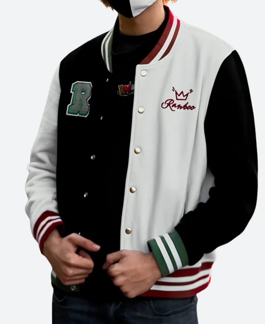 Ranboo Letterman Varsity Jacket Front Image