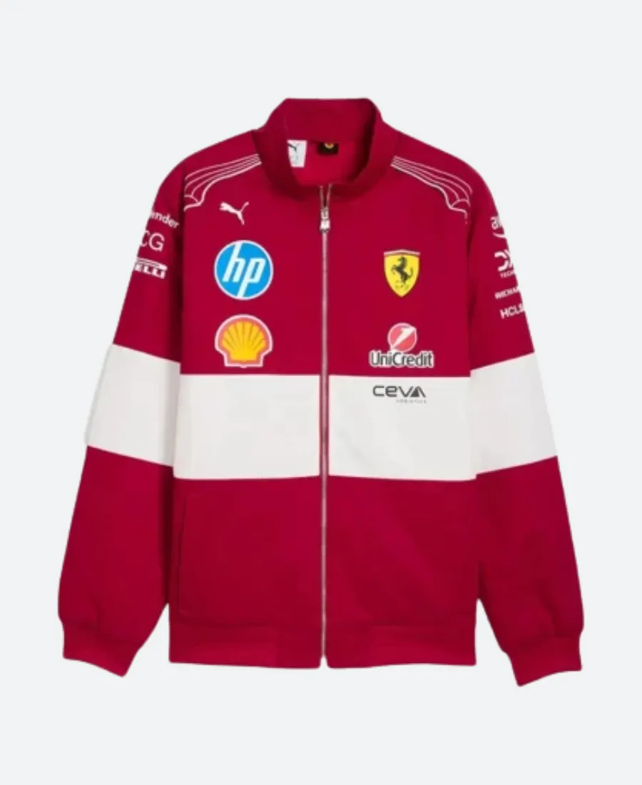 Scuderia Ferrari F1 2025 Team Racing Jacket