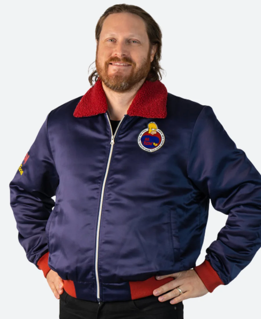 Simpson X Mr. Plow Jacket Front Image