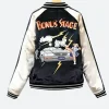 Street Fighter II Chun Li Bonus Stage jacket Black Back Image