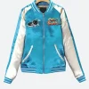 Street Fighter II Chun Li Bonus Stage jacket Blue Front Image