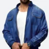 The Chase For Carrera Ryan Gosling Leather JacketFront Image