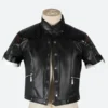 The King of Fighters Kyo Kusanagi Leather Jacket Front Image