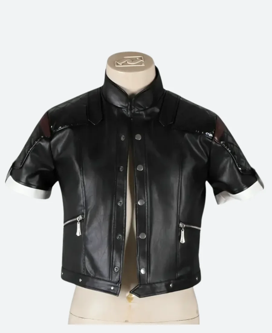 The King of Fighters Kyo Kusanagi Leather Jacket Front Image