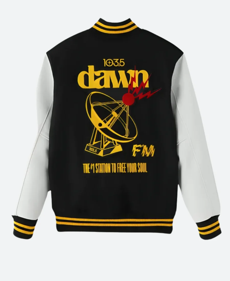 The Weeknd’s Birthday Varsity Jacket Back image