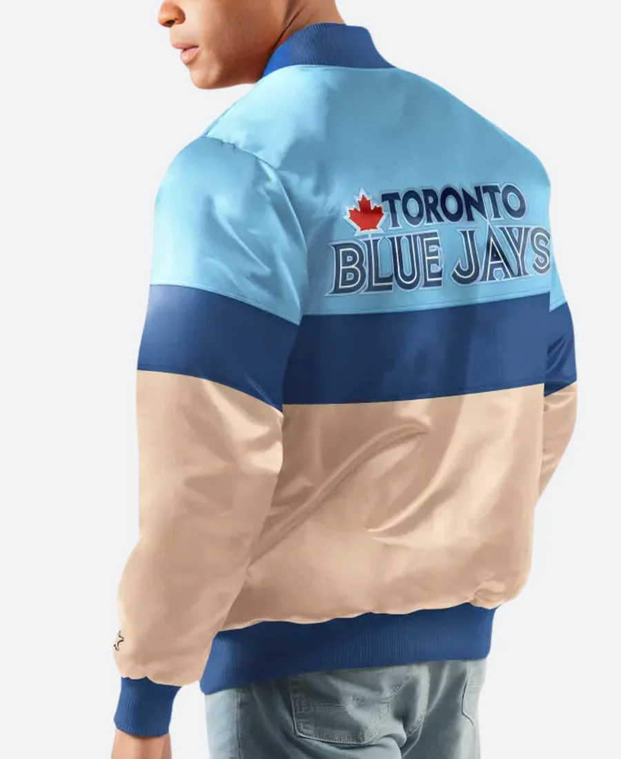 Toronto Blue Jays Varsity Jacket Back Image