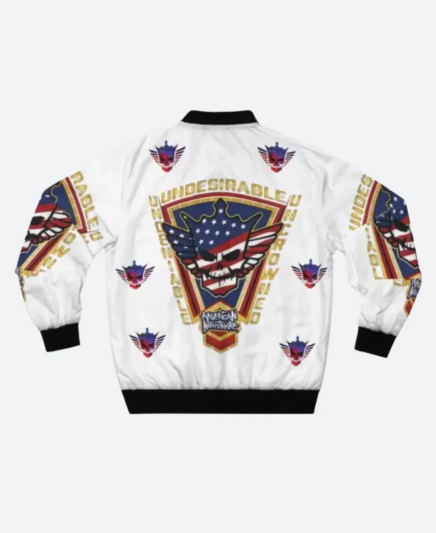 WWE American Wrestler Cody Rhodes Bomber Jacket Back Image