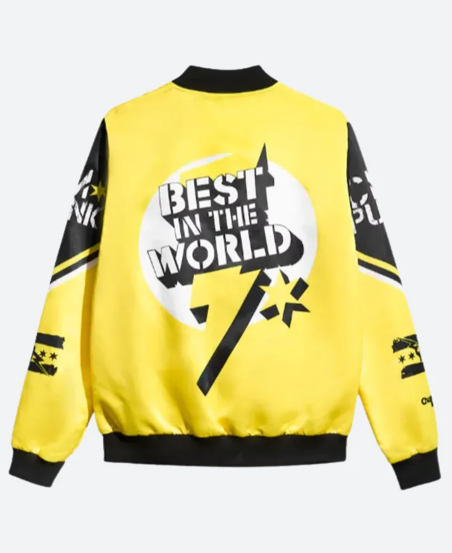 WWE CM Punk Best In The World Bomber Jacket Back Image