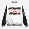 WWE CM Punk Varsity Jacket Back Image