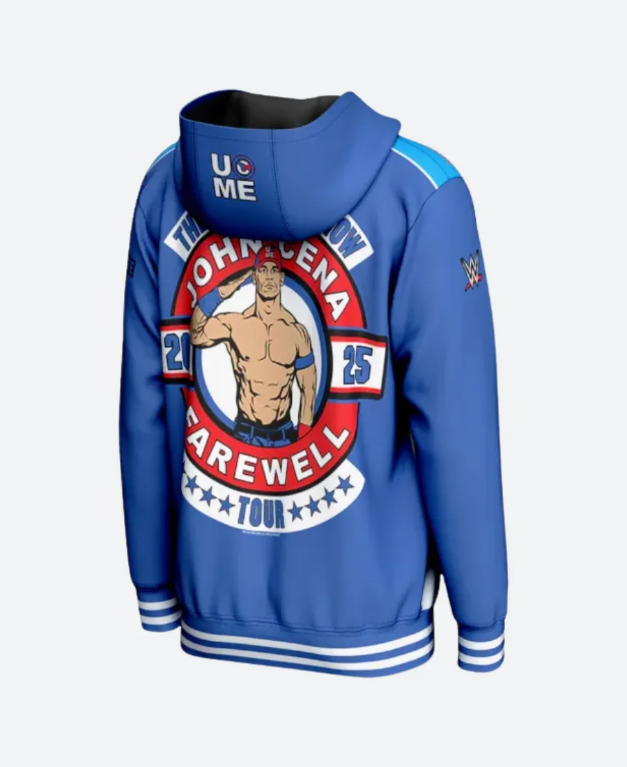 WWE John Cena Farewell Hoodie Jacket Back Image