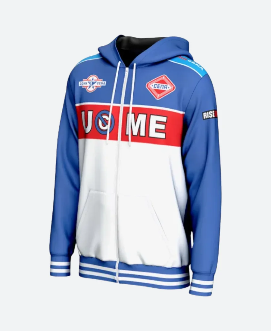 WWE John Cena Farewell Hoodie Jacket _ Front Image