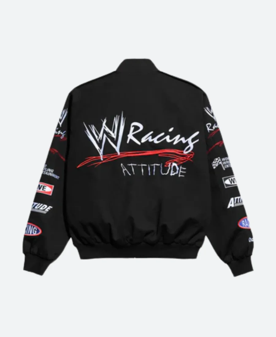 WWE Racing Attitude Jacket Back Image