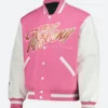 WWE Tiffany Stratton Tiffy Time Varsity Jacket Front Image