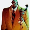 Beetlejuice Beetlejuice 2024 Bob The Shrinker Head Suit Close Up Image