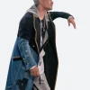 Free Guy Antwan Denim Trench Coat ACtor IMage