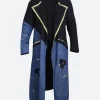 Free Guy Antwan Denim Trench Coat Front Image