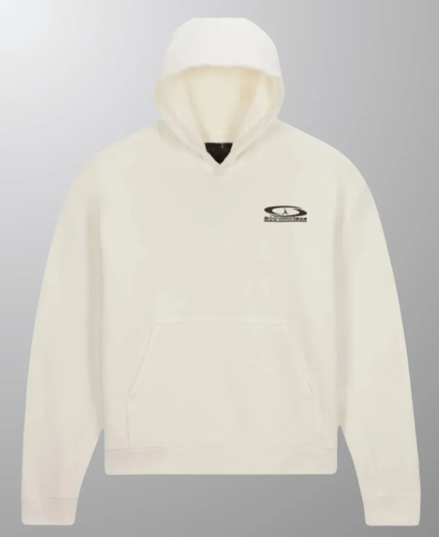 Jordan Air X Travis Scott Hoodie White Front Image