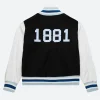 Spelman College Jaguars Homecoming Letterman Varsity Jacket back Image