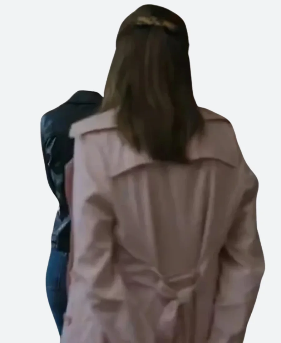 Toxic Town Tracey Taylor Trench Coat Back Image