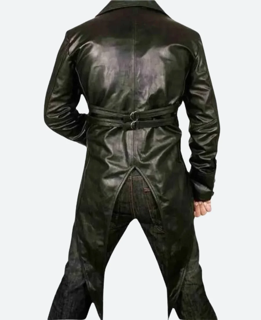 WWE Bray Wyatt Leather Jacket Back Image