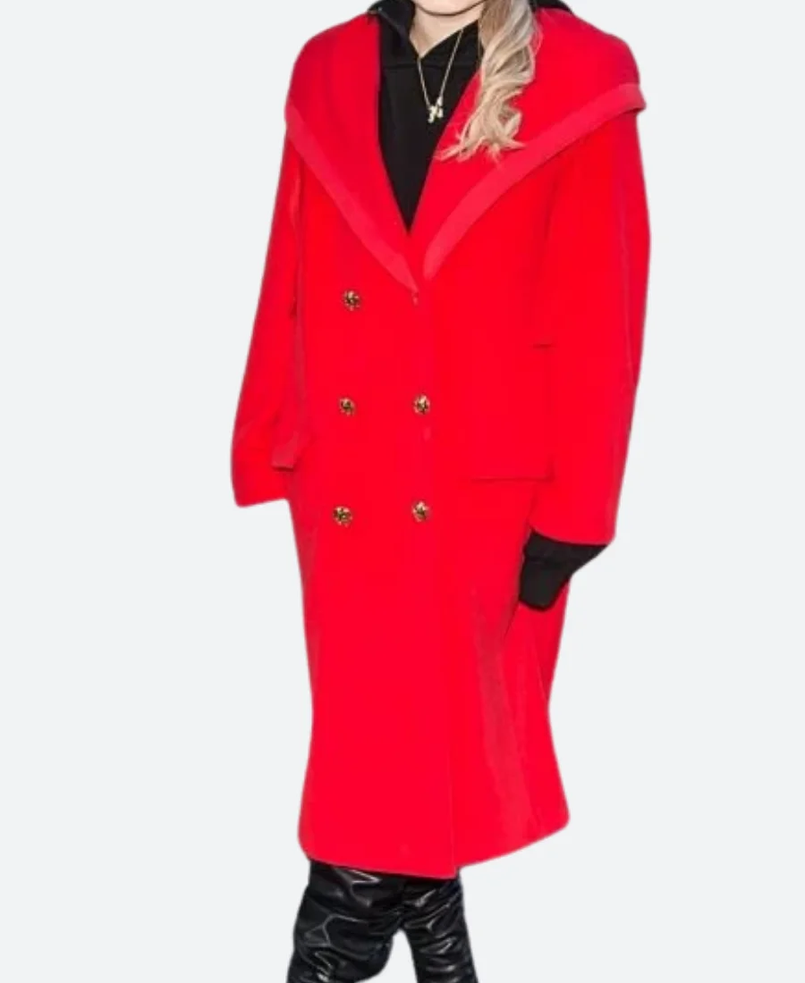 100th Thanksgiving Day Parade Meg Donnelly Trench Coat Front Image