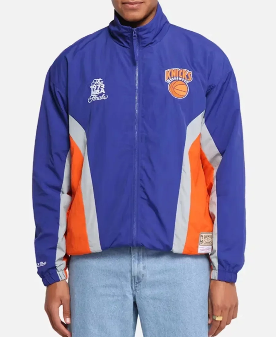 1973 Final New York Knicks Track Jacket Front Image