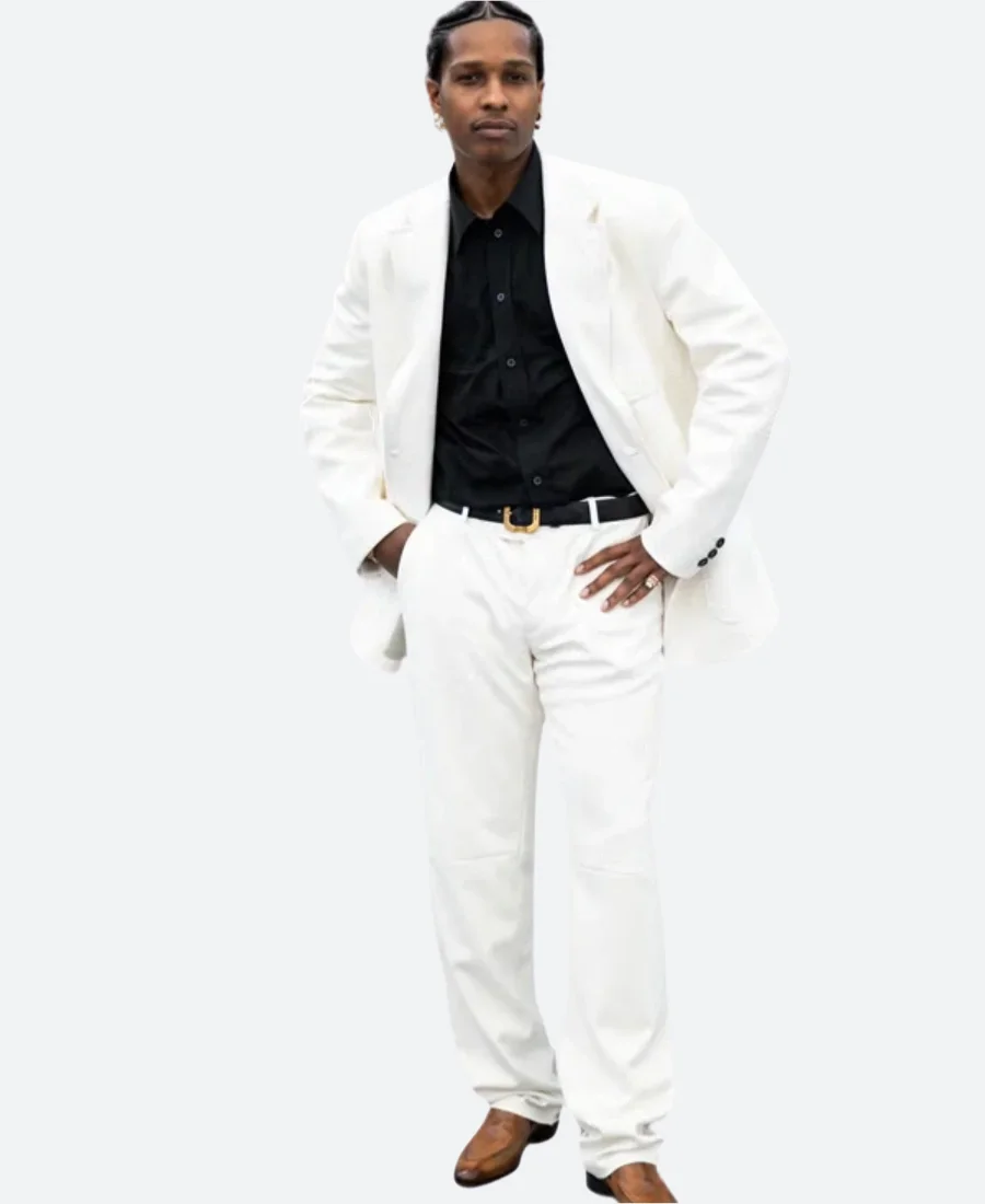 2025 Cannes Film Festival A$AP Rocky Suit Front Image