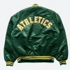 90s OAKLAND Athletics Varsity Jacket Back Image