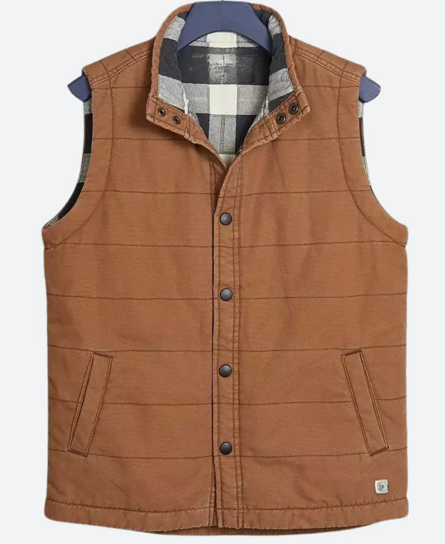 A Very Charming Christmas Town Sawyer Larsen Vest Front Image