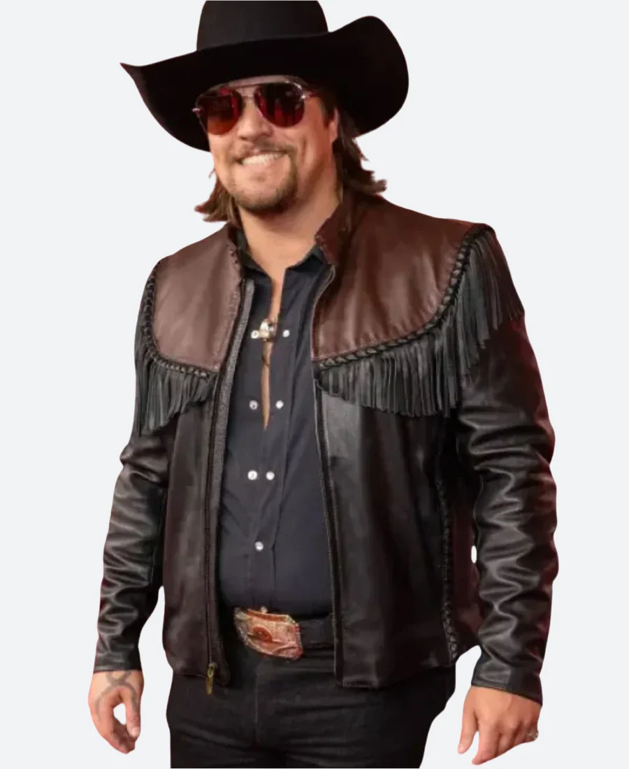 ACM Awards 2025 Gavin Adcock Leather Jacket Actor Image