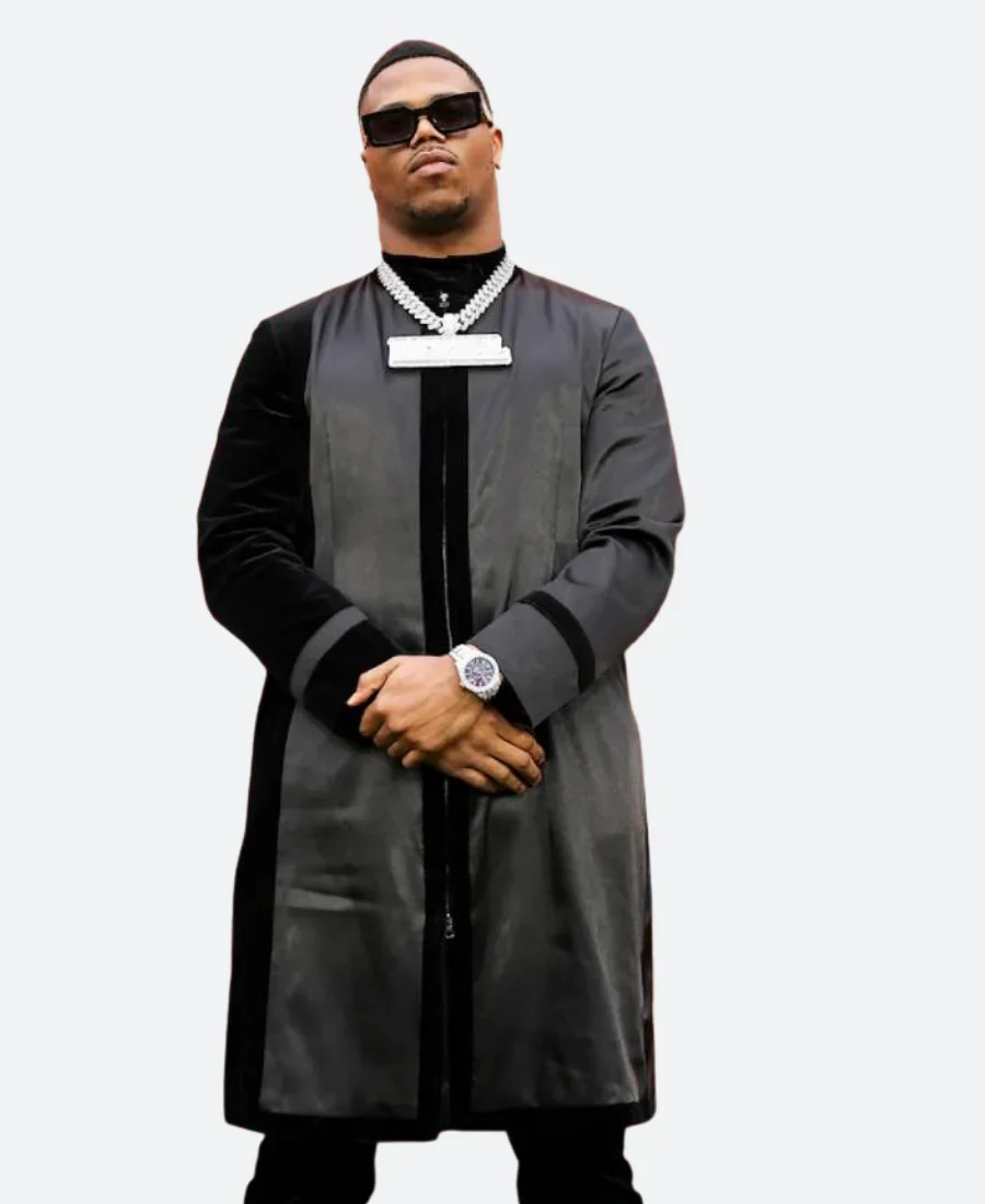 Abdul Carter 2025 Draft Red Carpet Trench Coat