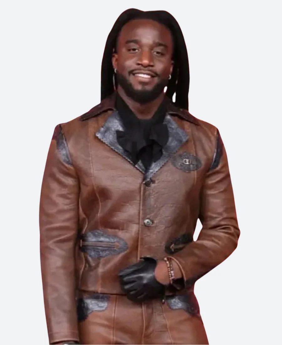 Academy Country Music Awards Shaboozey Leather Jacket Actor Image