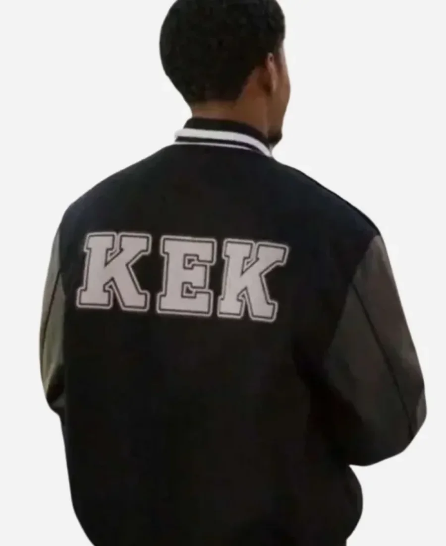 All American Homecoming Jessie Raymond KEK Varsity Jacket Back Image
