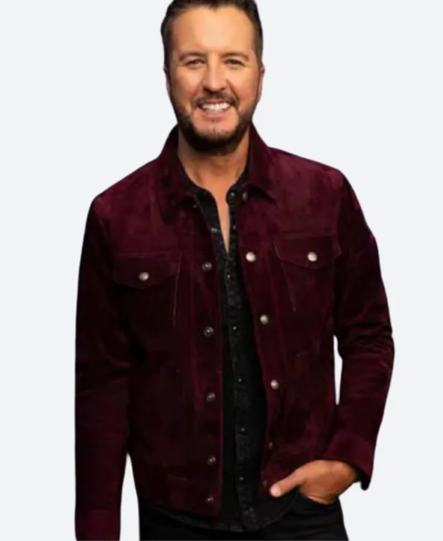 American Idol S21 Luke Bryan Velvet Jacket Full Image