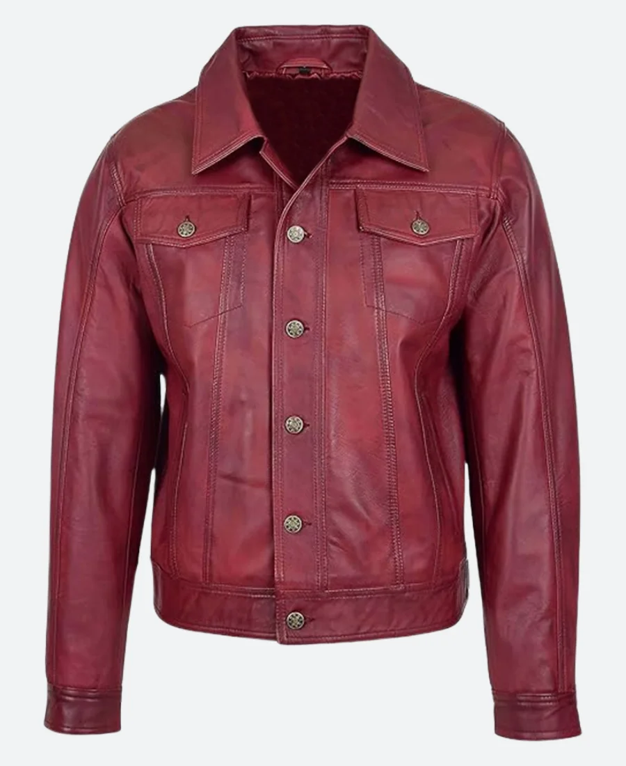American Idol S23 Josh King Leather Jacket Font Image