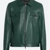 American Idol S23 Luke Bryan Green Leather Jacket