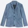 American Idol S23 Luke Bryan Suede Leather Blazer Front Image