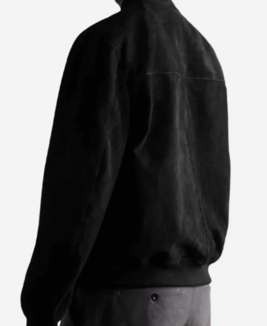 American Idol S23 Ryan Seacrest Suede Leather Jacket Back Image