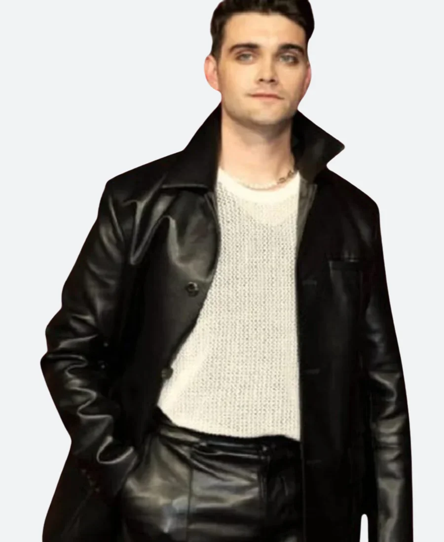 Anthony Pyatt Descendants 2024 Premiere Leather Jacket Front Image