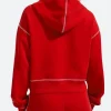 Arsenal AWFC Zipper Hoodie Back Image