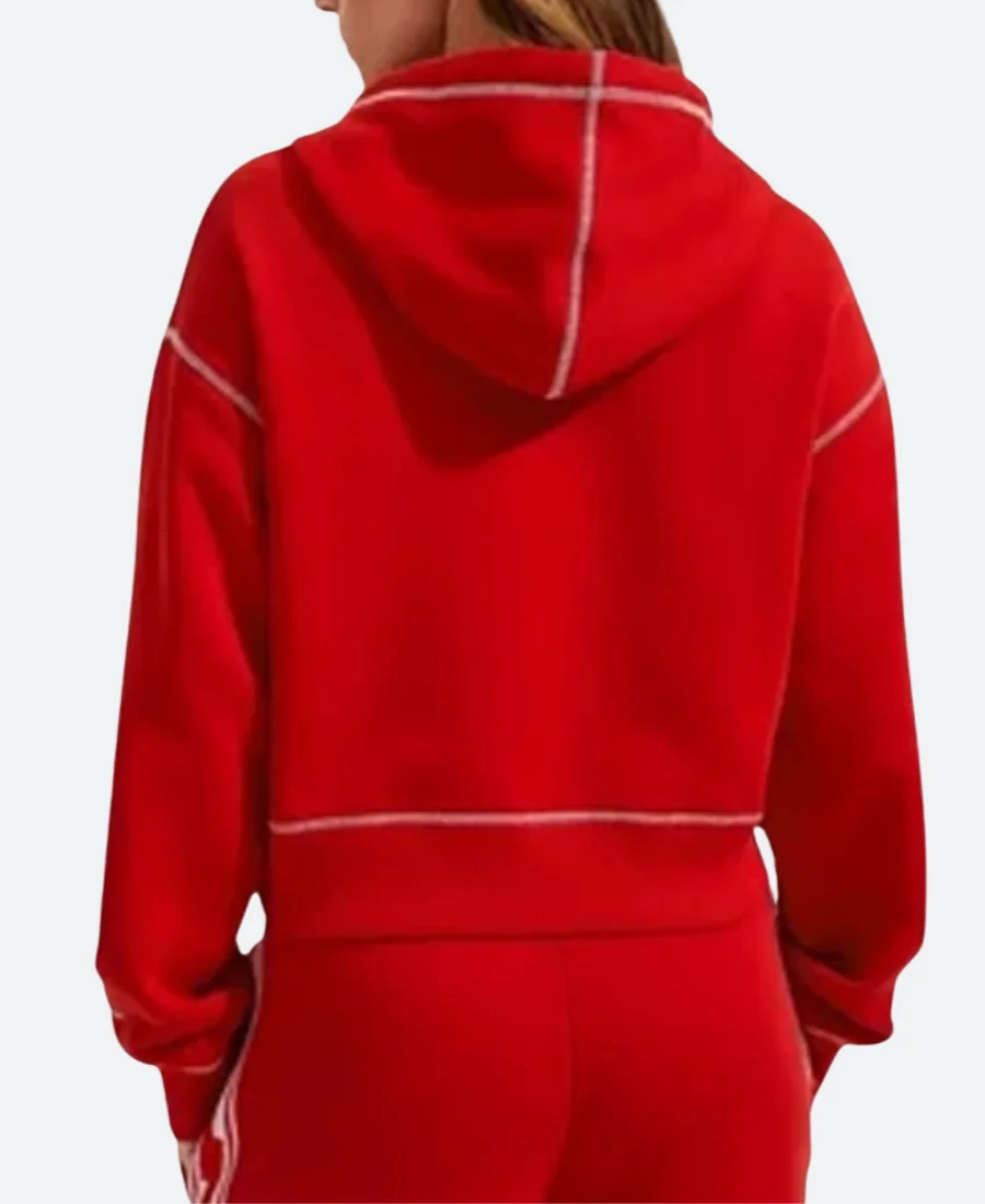 Arsenal AWFC Zipper Hoodie Back Image