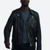 Assane Lupin S03 Assane Diop Leather Jacket Actor Image