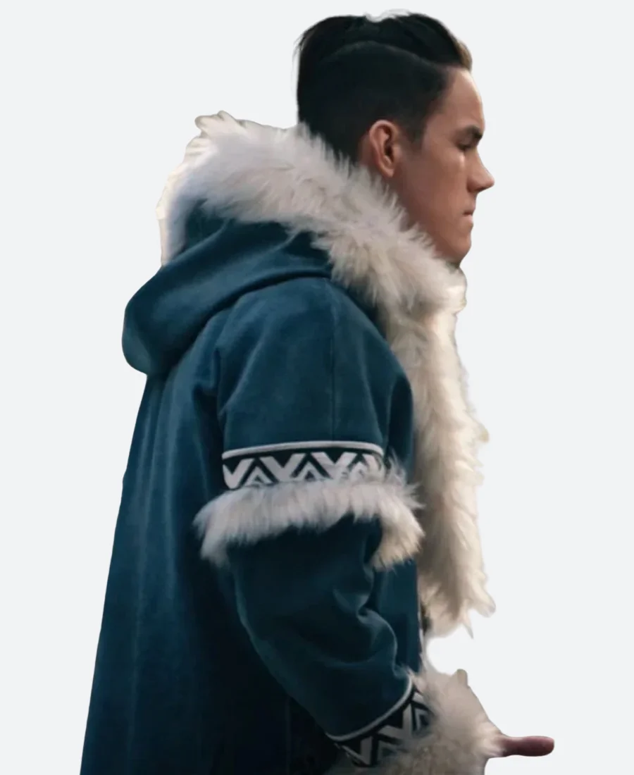 Avatar The Last Airbender 2024 Sokka Fur Coat Arm Image