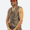 BET Awards 2024 2 Chainz Leather Vest