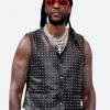BET Awards 2024 2 Chainz Leather Vest Front Image