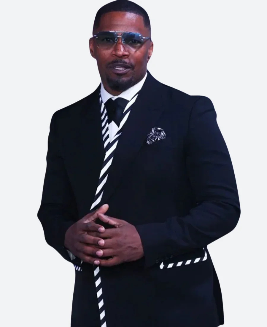 Back in Action Movie Premiere Jamie Foxx Blazer Front Image